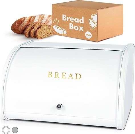 ceramic wood metal bread box pros and cons|bread box with lids.